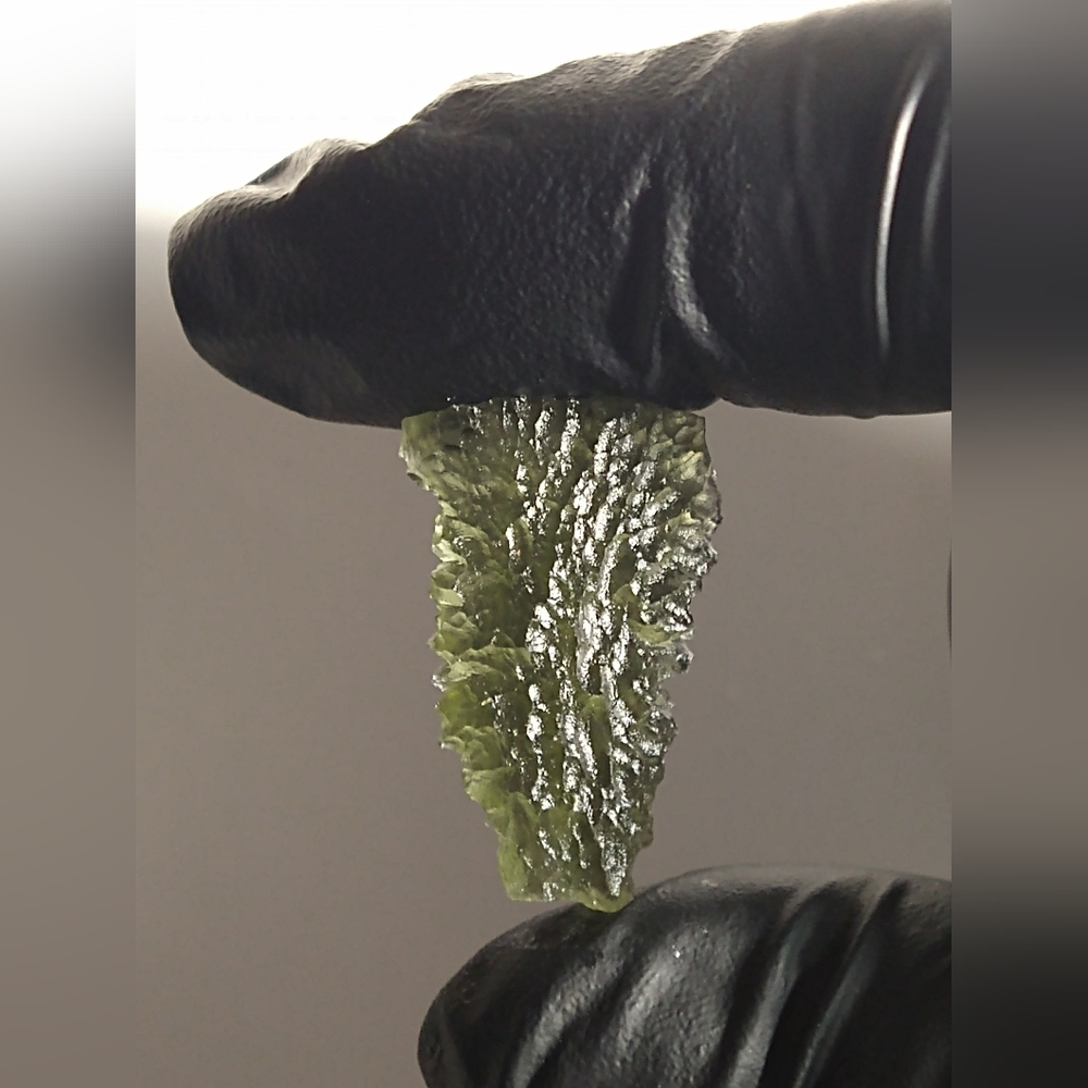 15 Carat Moldavite Tektite meteorite impact glass